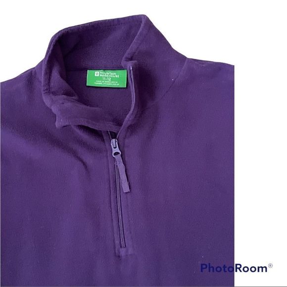 Mountain warehouse fleecy quarter zip pullover size 11-12 - Picture 3 of 3